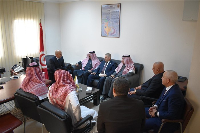 استقبال الوفد بمكتب السيد المدير العام