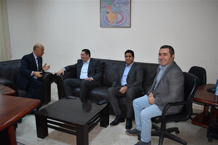 استقبال الوفد بمكتب السيد المدير العام 