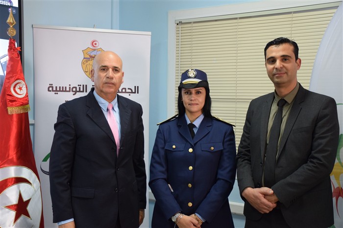 الملازم أول بالحماية المدنية سوسن نواجع